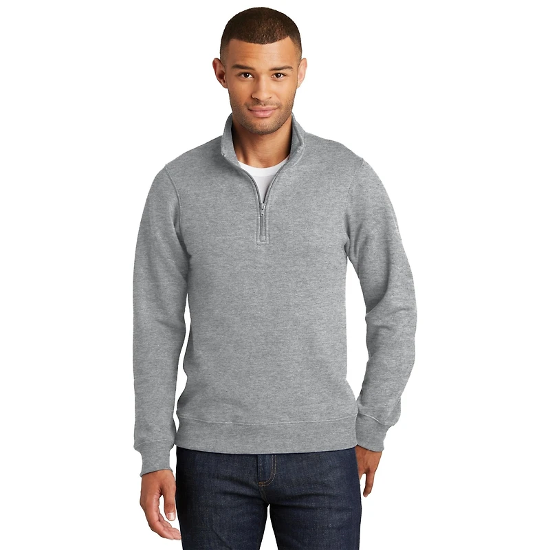 Port & Company® Fan Favorite™ Fleece 1/4 Zip Pullover Adult Sweatshirt