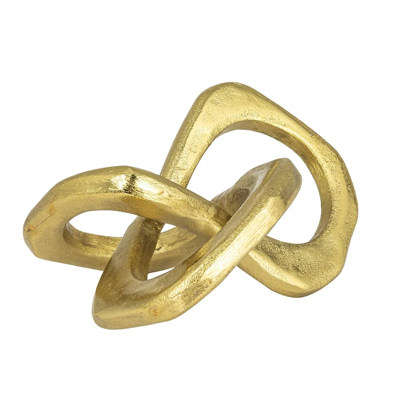 Hello Honey® 9" Gold Abstract Metal Figurine