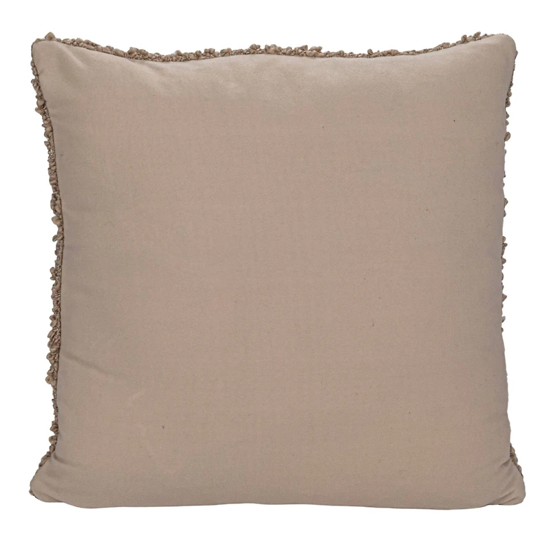 Hello Honey® 20" Gray Hand-Woven Fabric Indoor/Outdoor Pillow