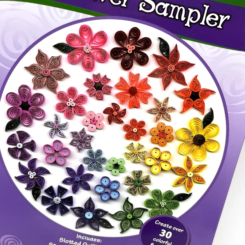 Quilled Creations™ Flower Sampler Quilling Kit