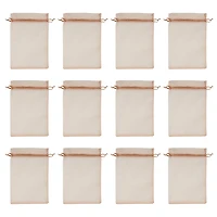 4.5" x 7" Gold Organza Favor Bags, 12ct. by Celebrate It™