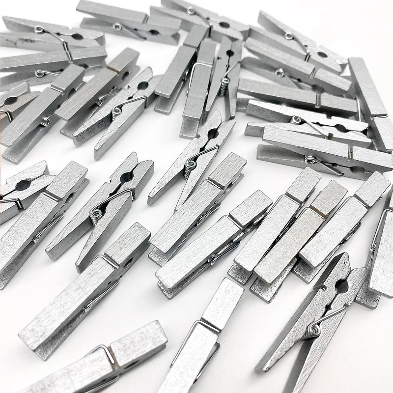 Medium Silver Clothespins by Recollections™