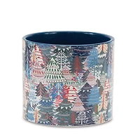 Berry & Pine Tree Holiday Planter Set