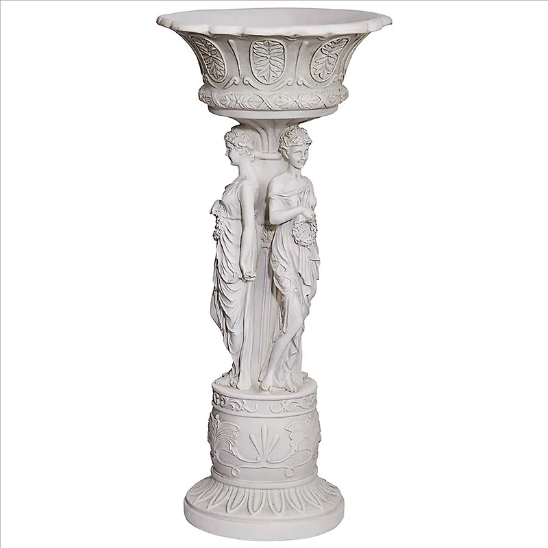 Design Toscano® 31" Chatsworth Manor Sculptural Neoclassical Pedestal Urn