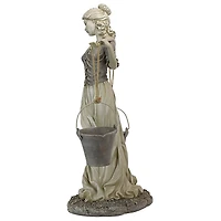 Design Toscano 29.5" Magdalene the Danish Milkmaid Garden Woman Statue