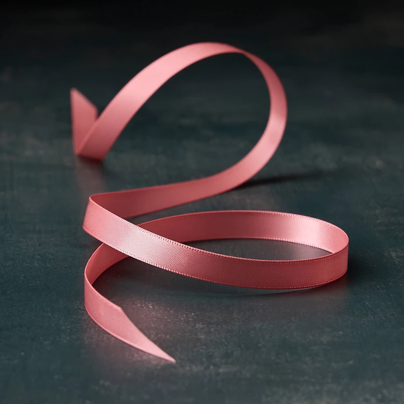 3/8" x 15yd. Pink Rose Ribbon by Celebrate It™ Classic