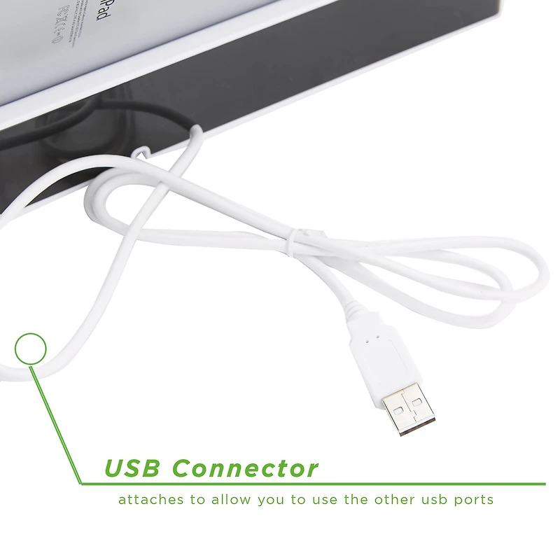 Mind Reader Black USB Port Charging Desk Organizer