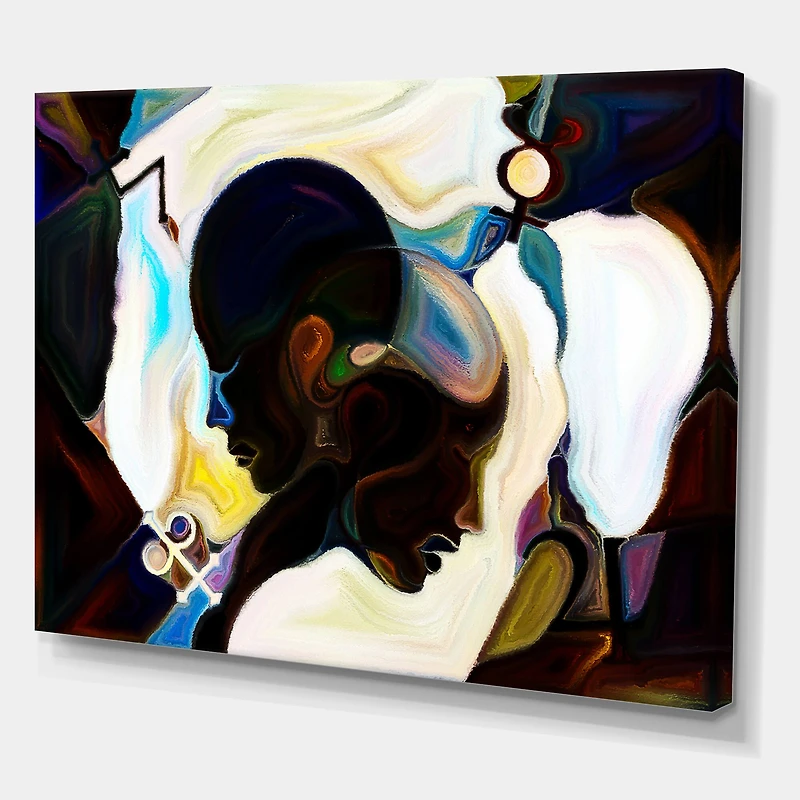 Designart - Union Of Male And Female Faces I