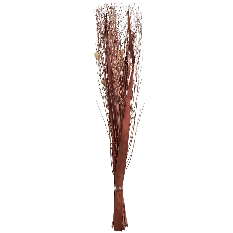 Brown & Cream Dried Foliage & Grass Arrangement