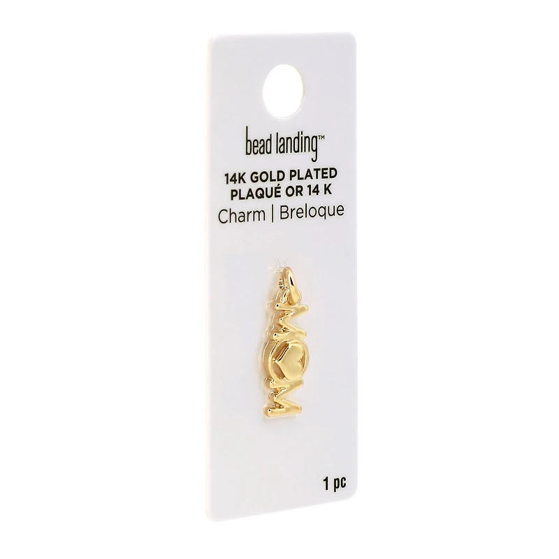 14K Gold Plated Mom Charm by Bead Landing™