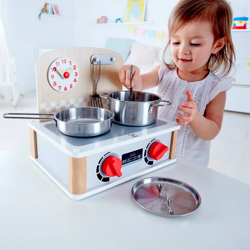 Hape 2-In-1 Kitchen & Grill Set