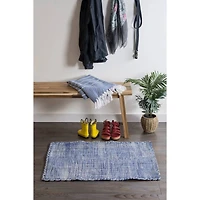 DII® Variegated Blue Hand-Loomed Rug, 2ft. x 3ft.