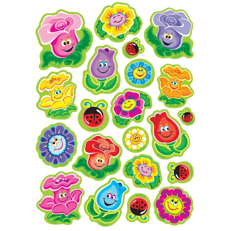 Trend Enterprises® Friendly Flowers Stinky Stickers®, 6 Packs of 84