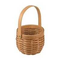 4.75" Natural Brown Round Chipwood Basket by Ashland®