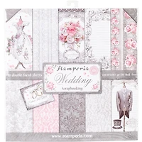 Stamperia Wedding Double-Sided Paper Pad, 12'' x 12''