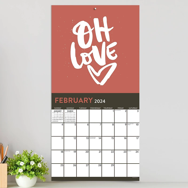 TF Publishing 2024 Home: Ohio Wall Calendar