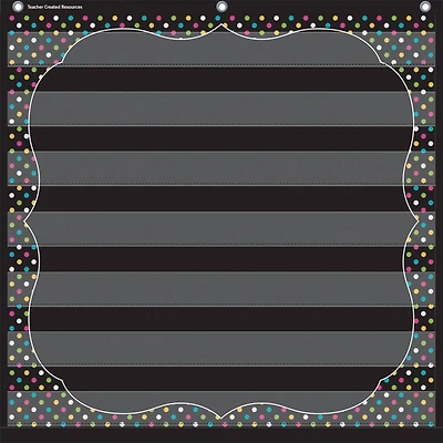Teacher Created Resources Chalkboard Brights 7 Pocket Chart