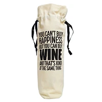 Personality Case™ Happiness Canvas Wine Bag