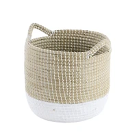 CosmoLiving by Cosmopolitan Brown Sea Grass Contemporary Storage Basket Set