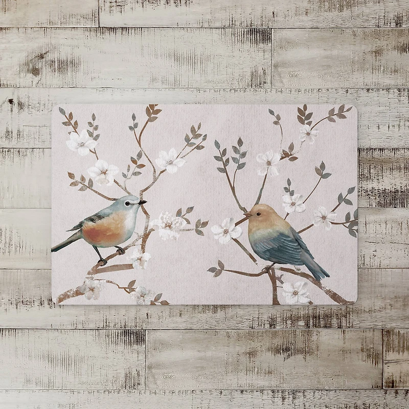 Bird On Branches 18" x 27" Floor Mat