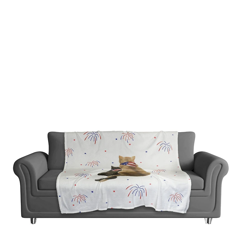American Cats Coral Fleece Blanket