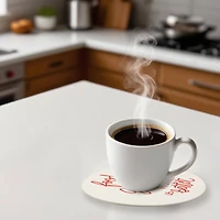 4" Wine Paper Coaster Set by Fab Finds