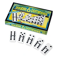 Double 6 Professional Size Black Dot Dominoes
