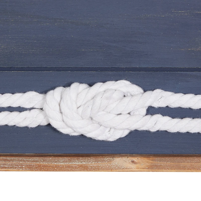 Coastal Blue Wood Welcome to the Beach Sign, 20" x 15" x 2"