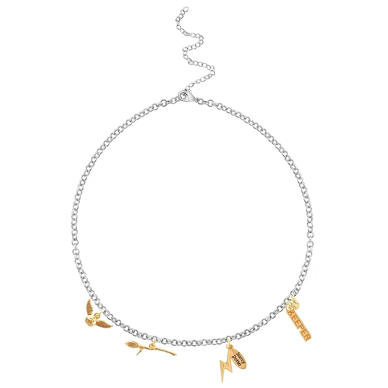 Harry Potter Gold Quidditch Charm Set