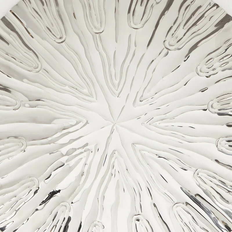 Silver Stainless Steel Glam Wall Décor Accent Set