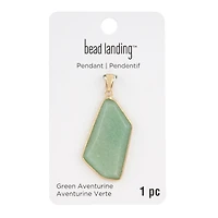 Green Aventurine Irregular Pendant by Bead Landing™