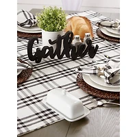 Homestead Plaid Table Topper 40" x 40"