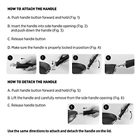 THE ROCK by Starfrit 12-Piece Space-Saving Set With T-Lock Detachable Handles