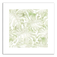 Simple Monstera Canvas Wall Art