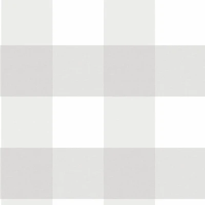 NuWallpaper Farmhouse Plaid Peel & Stick Wallpaper