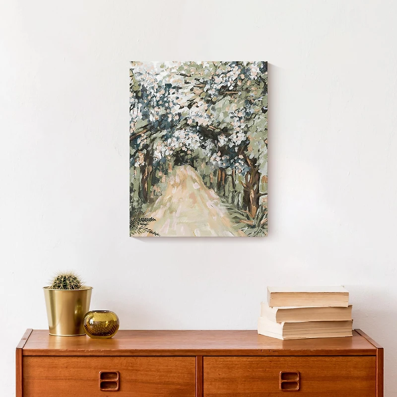 Soft Jewel Treescape 11" x 14" Canvas Wall Art