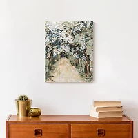 Soft Jewel Treescape 11" x 14" Canvas Wall Art