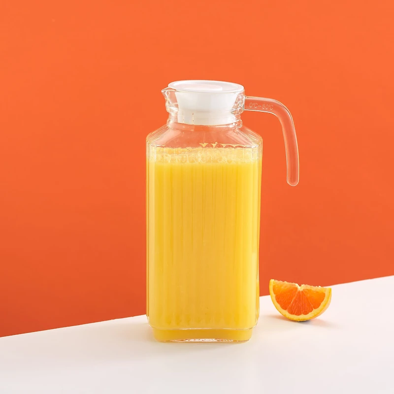 JoyJolt® 60oz. Beverage Serveware Glass Pitcher