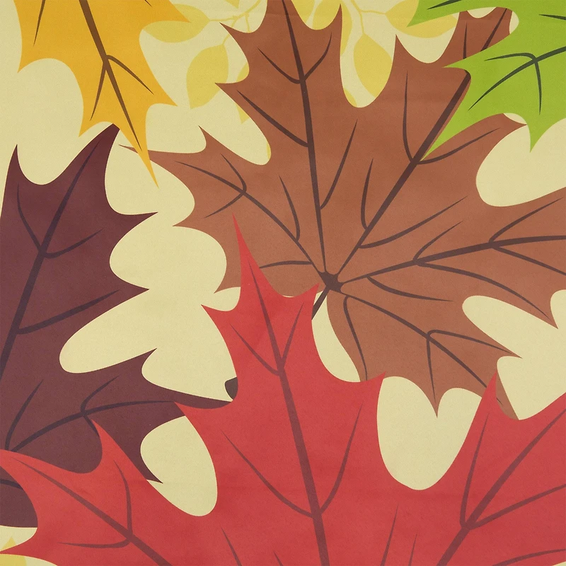 28" x 40" Red & Yellow Fall Leaves Welcome Outdoor House Flag