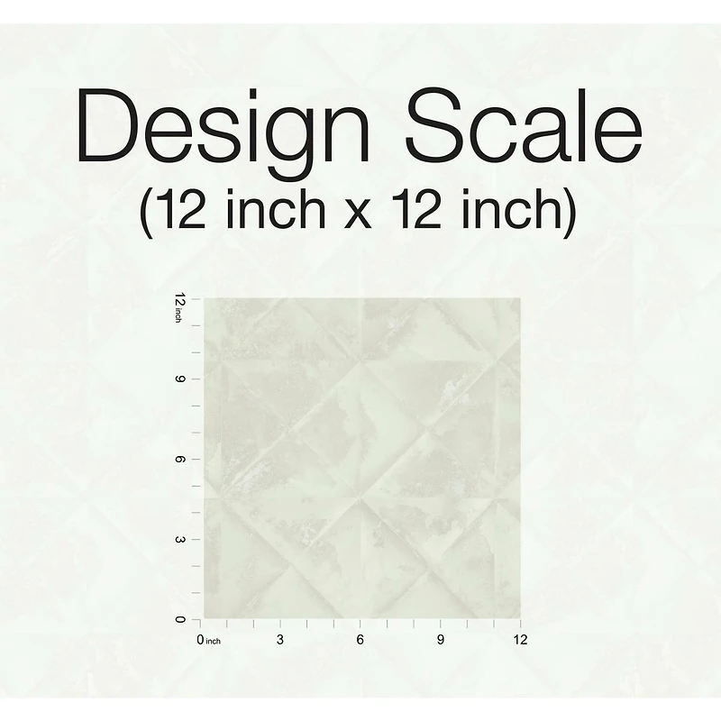 RoomMates Reclaimed Tin Diamond Peel & Stick Wallpaper