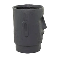 The Novogratz Grey Contemporary Planter, 13" x 14" x 18"