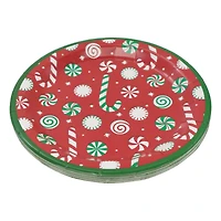 7" Candy Cane Paper Plates, 12ct. by Celebrate It™