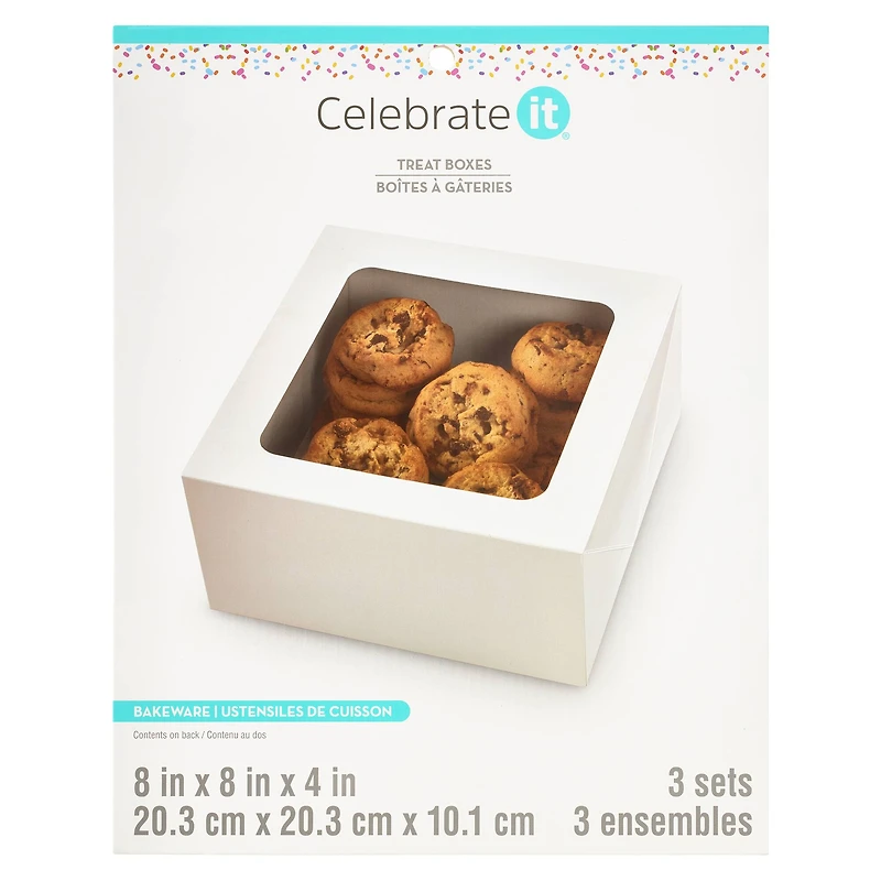 6 Packs: 3 ct. (18 total) 8" x 8" Window Treat Boxes by Celebrate It®