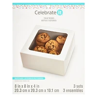 6 Packs: 3 ct. (18 total) 8" x 8" Window Treat Boxes by Celebrate It®
