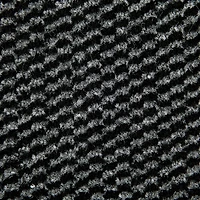 DII® Gray & Black Walk Off Utility Runner Doormat, 22" x 60"