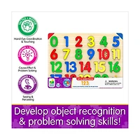 Lift & Learn Puzzle - 123: 21 Pcs