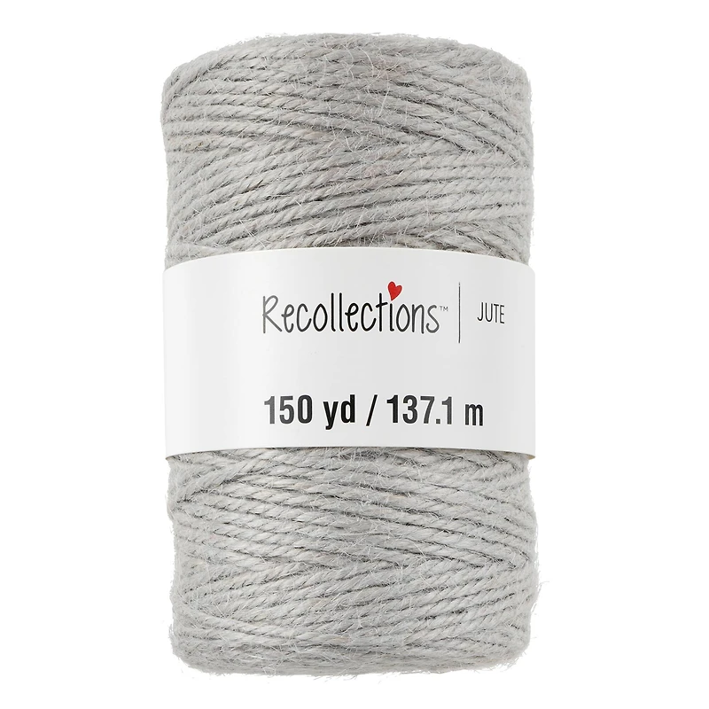 150yd. Gray Jute Spool by Recollections™