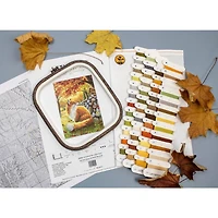 LetiStitch A Friend for Little Fox Counted Cross Stitch Kit
