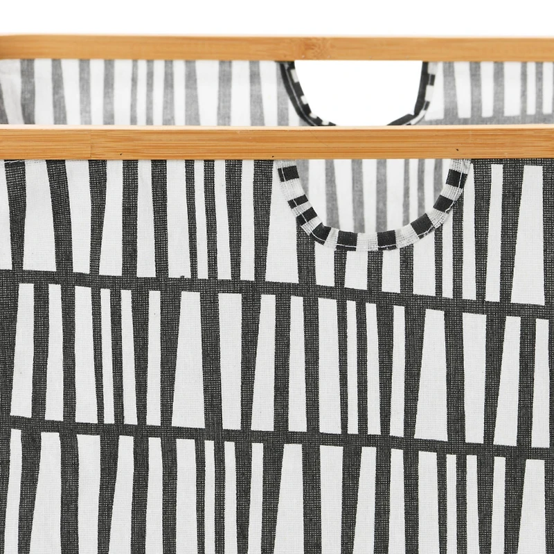 Household Essentials Krush Bamboo Rimmed Basket