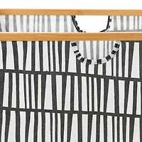 Household Essentials Krush Bamboo Rimmed Basket